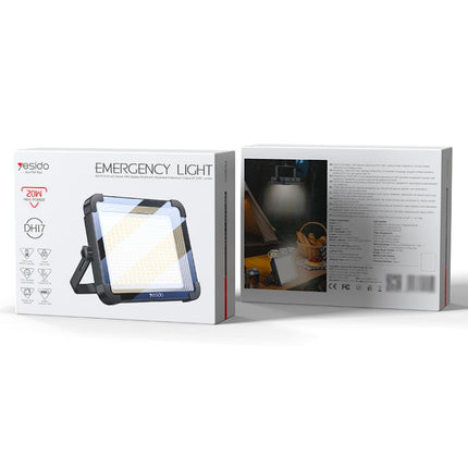 Yesido DH17 High Brightness Outdoor Floodlight Emergency Light(Black)