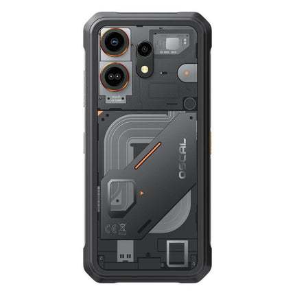 Blackview Oscal Marine 3, 8GB+128GB, 6.56 inch Android 16 MT6769V/CB Helio G81 Octa Core, Network: 4G, OTG, NFC (Black)