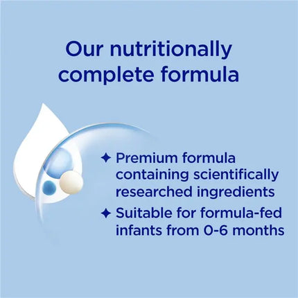Aptamil Gold+ 1 Baby Infant Formula From Birth to 6 Months 900g