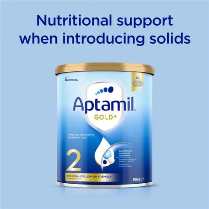 Aptamil Gold+ 2 Baby Follow-On Formula From 6-12 Months 900g