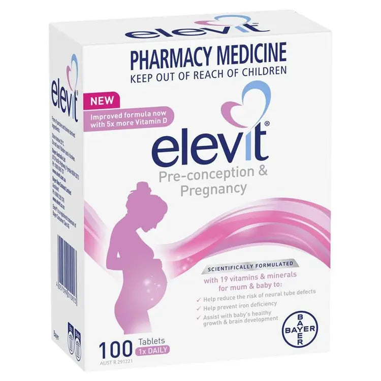 Elevit Pre-conception & Pregnancy 100 Tablets