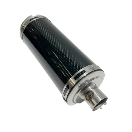 32mm Carbon Fibre Look Exhaust Muffler 125cc 140cc 150cc PIT PRO Dirt Bike