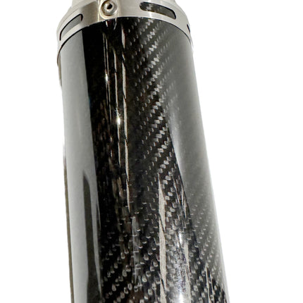 32mm Carbon Fibre Look Exhaust Muffler 125cc 140cc 150cc PIT PRO Dirt Bike