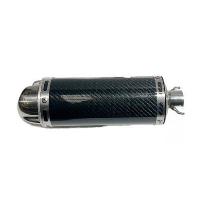 32mm Carbon Fibre Look Exhaust Muffler 125cc 140cc 150cc PIT PRO Dirt Bike