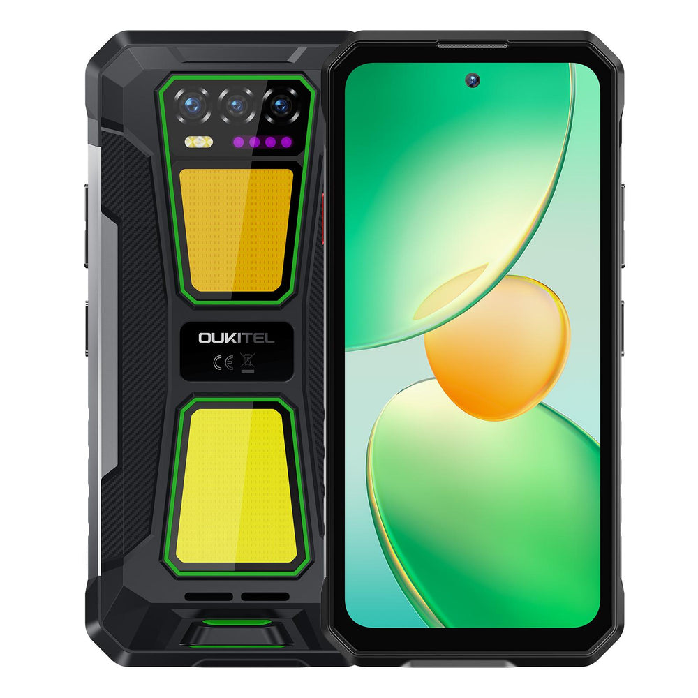 Oukitel WP58 Pro Rugged Phone, 8GB+256GB, Side Fingerprint Identification, 6.7 inch Android 15 UMS9621S Octa Core, NFC, OTG, Network: 5G (Green)
