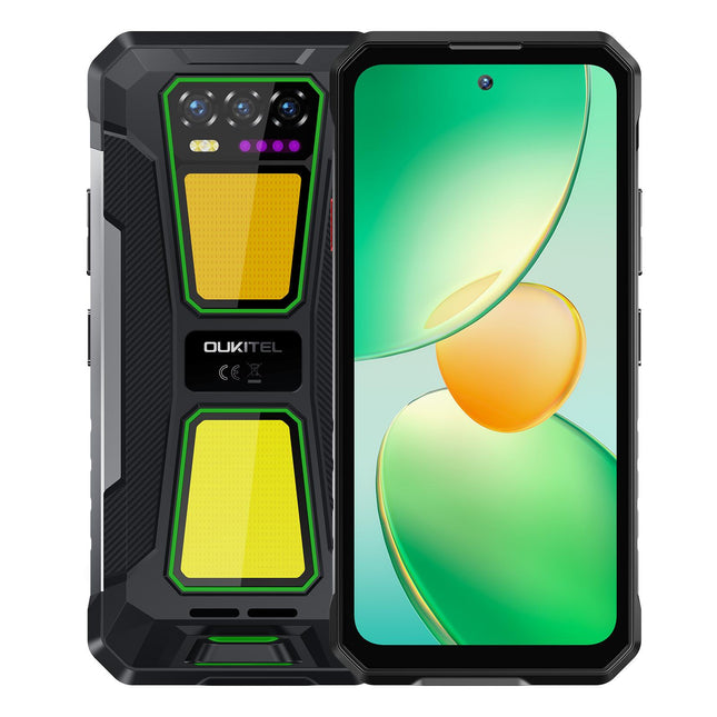 Oukitel WP58 Pro Rugged Phone, 8GB+256GB, Side Fingerprint Identification, 6.7 inch Android 15 UMS9621S Octa Core, NFC, OTG, Network: 5G (Green)