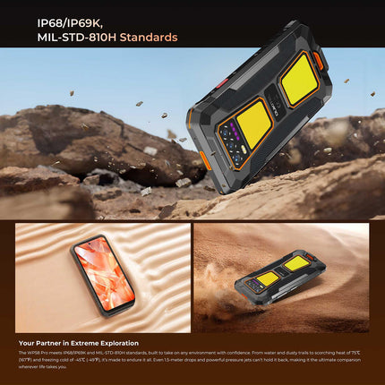 Oukitel WP58 Pro Rugged Phone, 8GB+256GB, Side Fingerprint Identification, 6.7 inch Android 15 UMS9621S Octa Core, NFC, OTG, Network: 5G (Green)