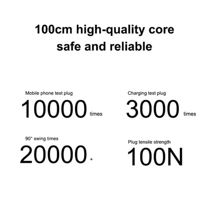 Original Xiaomi 6A USB to USB-C / Type-C Fast Charging Data Cable, Length: 1m