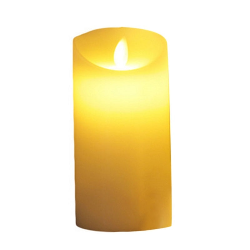 LED Electronic Candle Light Birthday Wedding Home Decoration Props Candle Holder, Rechargeable, Size: 7.5 x 10CM