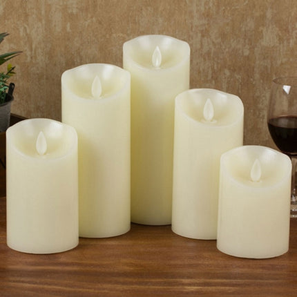 LED Electronic Candle Light Birthday Wedding Home Decoration Props Candle Holder, Rechargeable, Size: 7.5 x 10CM