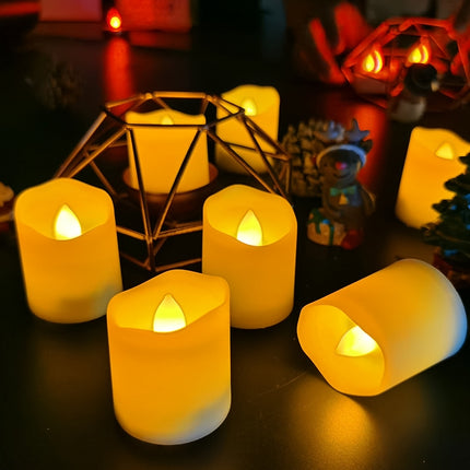 LED Electronic Candle Light Birthday Wedding Home Decoration Props Candle Holder, Rechargeable, Size: 7.5 x 10CM