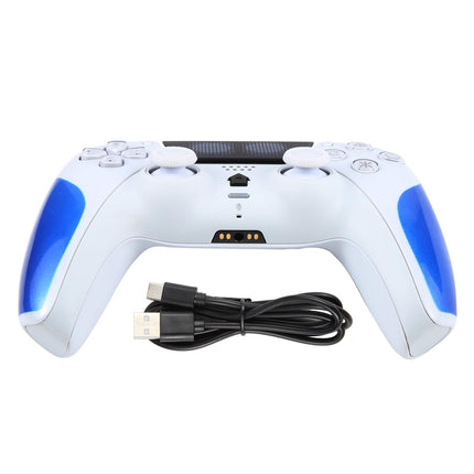 CT-400 Wireless Game Controller for Sony PS5(White Blue)