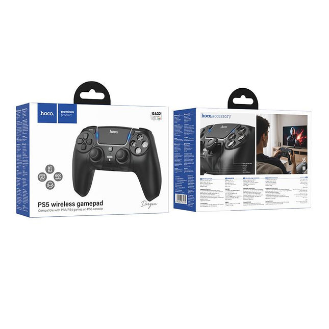 hoco GA32 Dragon For PS5 Wireless Game Controller(Black)