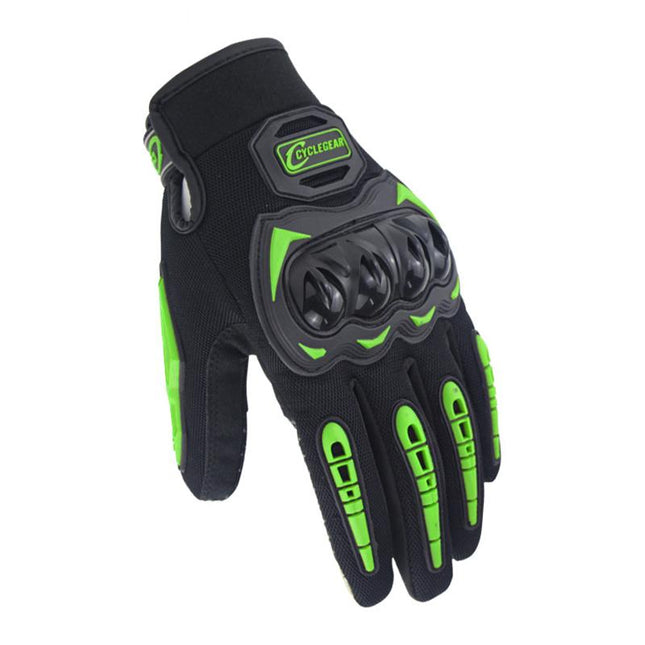 SOMAN CG666 Motorcycle Riding Anti-slip Full Finger Gloves, Size:XXL(Green)