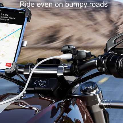 Kewig Motorcycle Phone Charger Outdoor Riding Fast Charging Waterproof USB Charging Stand, Model: B10-A