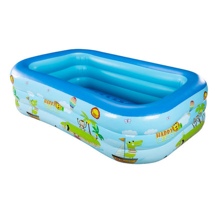 Children Adult Cartoon Inflatable Swimming Ring, Pattern: 1.5m Three Layer Pool