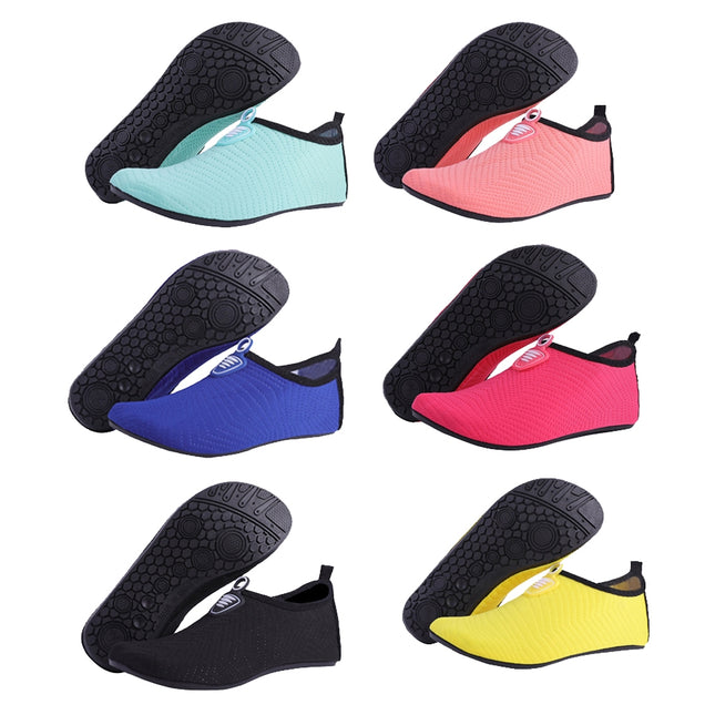 Comfortable Breathable Diving Beach Socks Shoes Anti-Skid Swimming Shoes, Size: 44-45(Black)