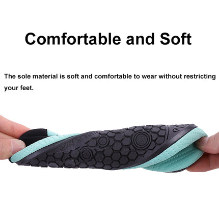 Comfortable Breathable Diving Beach Socks Shoes Anti-Skid Swimming Shoes, Size: 44-45(Black)