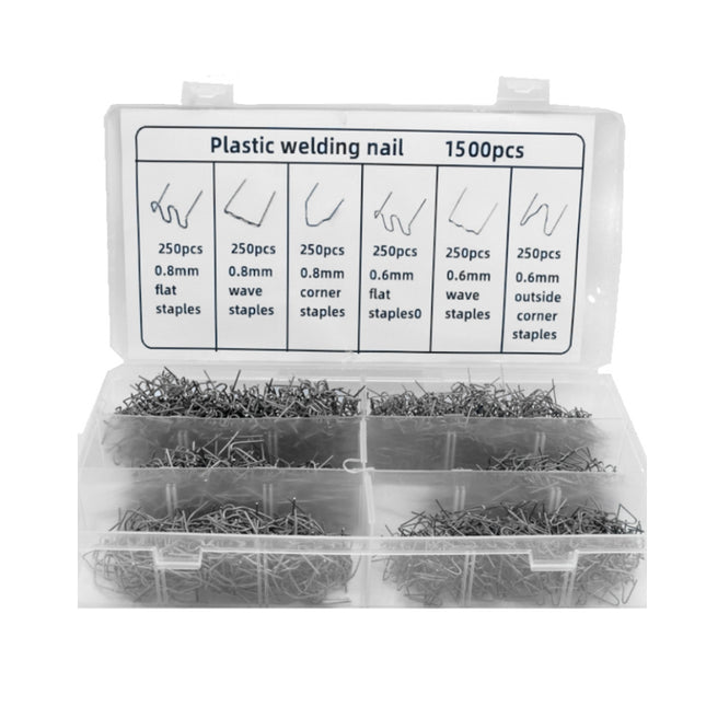 1500pcs /Set Boxed Car Bumper Broken Repair Welding Wire Nails