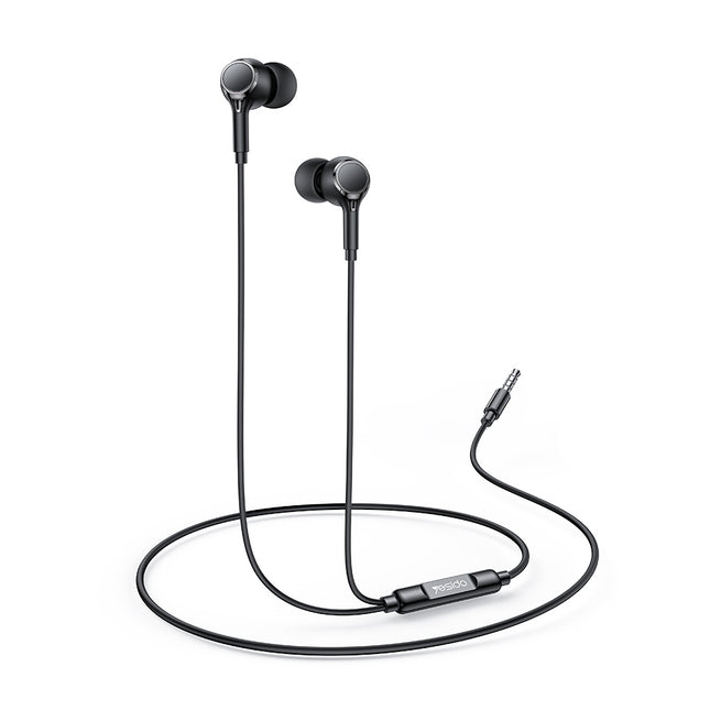 Yesido YH53 3.5mm In-Ear Wired Earphone, Length: 1.2m(Black)