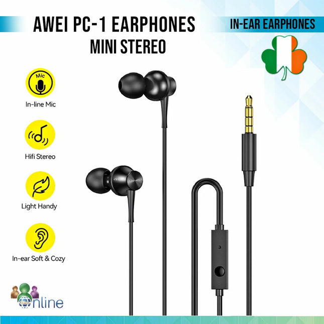 awei PC-1 Mini Stereo In-ear Headset