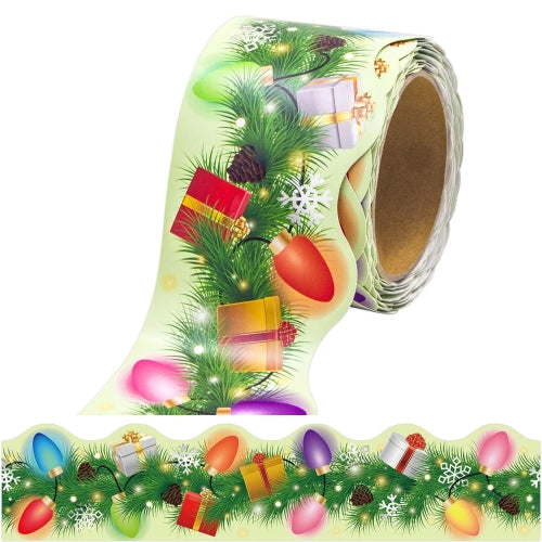 Christmas Room Decoration Blackboard Bulletin Board Frame Stickers(7.5cm)