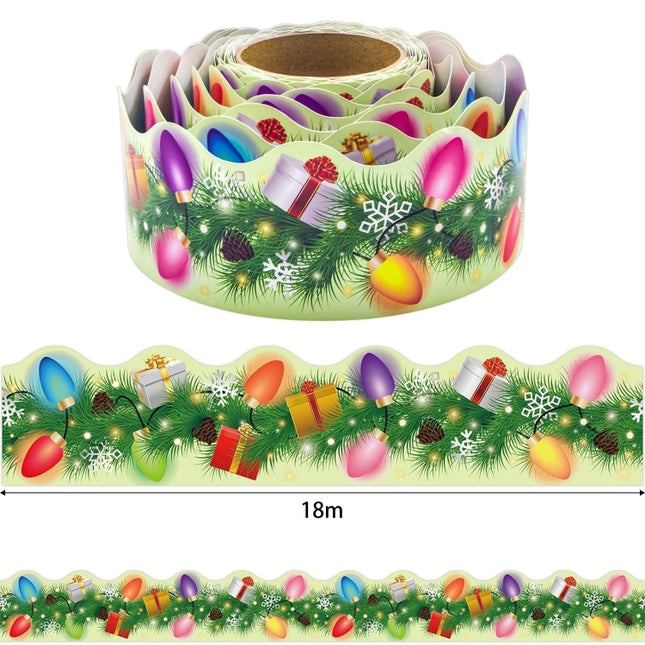 Christmas Room Decoration Blackboard Bulletin Board Frame Stickers(7.5cm)