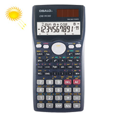 OSALO OS-991MS 10+2 Digits Double Line Display Multi-functional Student Function Scientific Calculator Solar Energy Dual Power Calculator