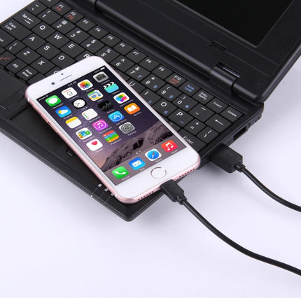 HAWEEL 1m High Speed 35 Cores 8 Pin to USB Sync Charging Cable (Black)