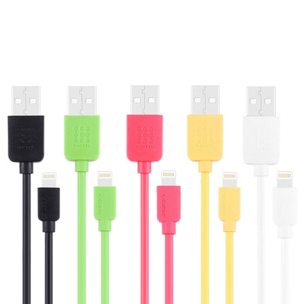 HAWEEL 1m High Speed 35 Cores 8 Pin to USB Sync Charging Cable (Black)