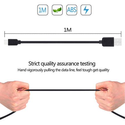 HAWEEL 1m High Speed 35 Cores Micro USB to USB Data Sync Charging Cable(Black)