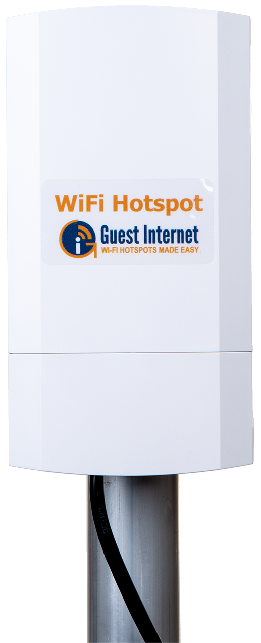 Guest Internet GIS-K3 Managed WiFi is a High Performance Outdoor Wireless Hotspot Gateway with Long Range WiFi