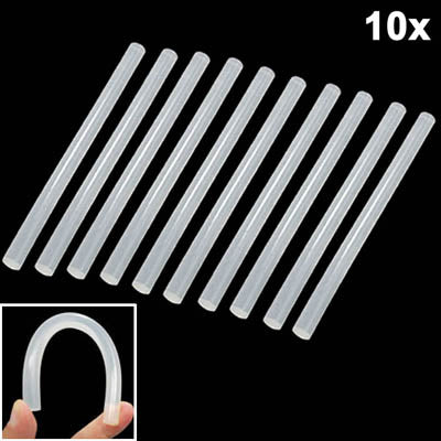 Practical Transparent White Hot Melt Glue Stick, Size: 270 x 11mm