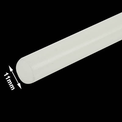 Practical Transparent White Hot Melt Glue Stick, Size: 270 x 11mm