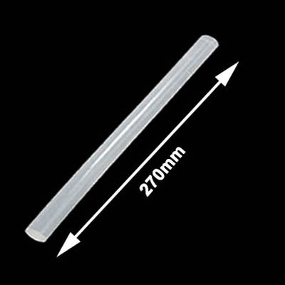 Practical Transparent White Hot Melt Glue Stick, Size: 270 x 11mm