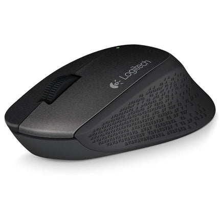 Logitech MK345 Wireless Full-size Keyboard + 2.4GHz 1000DPI Wireless Optical Mouse Set with Nano Receiver(Black)