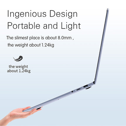 Jumper EZbook S5 Laptop, 14.0 inch, 4GB+64GB, Windows 10 Intel N3350 / Z8350 / Z8300(Dark Gray)