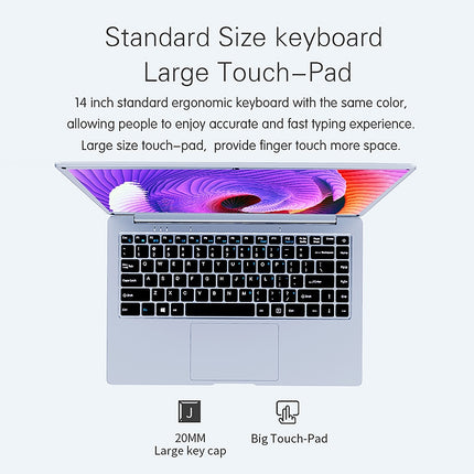 Jumper EZbook S5 Laptop, 14.0 inch, 4GB+64GB, Windows 10 Intel N3350 / Z8350 / Z8300(Dark Gray)