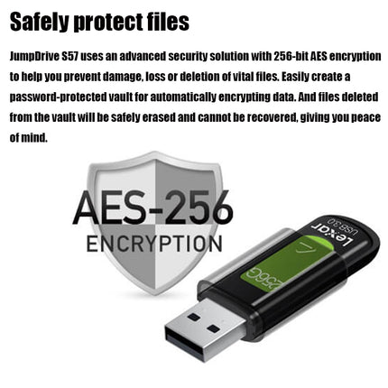 Lexar S57 USB3.0 High-speed USB Flash Drive Retractable Creative Computer Car U Disk, Capacity: 128GB, Random Color
Delivery