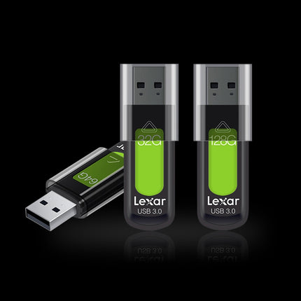 Lexar S57 USB3.0 High-speed USB Flash Drive Retractable Creative Computer Car U Disk, Capacity: 128GB, Random Color
Delivery