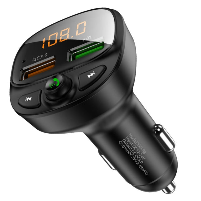 FLOVEME YXF-88 QC 3.0 Dual USB CarBluetooth MP3 Player Car Kit, Support TF