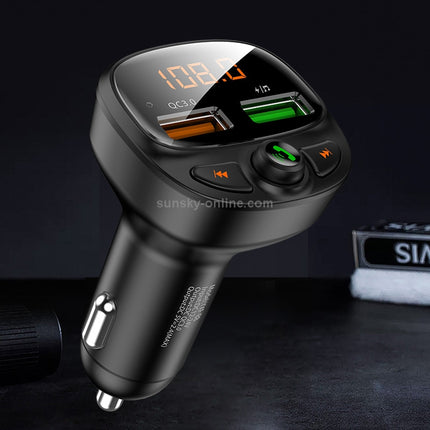 FLOVEME YXF-88 QC 3.0 Dual USB CarBluetooth MP3 Player Car Kit, Support TF
