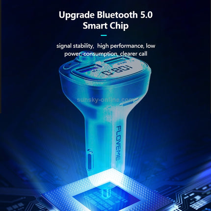 FLOVEME YXF-88 QC 3.0 Dual USB CarBluetooth MP3 Player Car Kit, Support TF