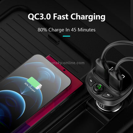 FLOVEME YXF-88 QC 3.0 Dual USB CarBluetooth MP3 Player Car Kit, Support TF