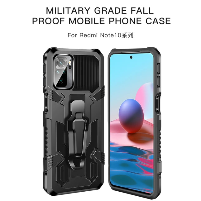 For Samsung Galaxy A02 / M02 Armor Warrior Shockproof PC + TPU Protective Case(Gray)