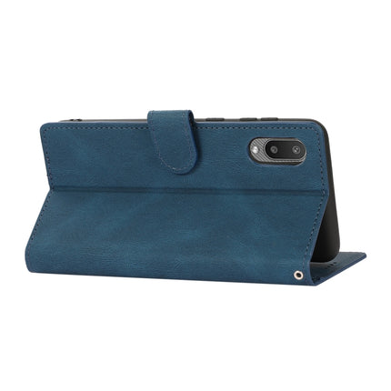 For Samsung Galaxy A02 (EU Version) Fantasy Classic with Holder & Card Slot & Wallet(Blue)