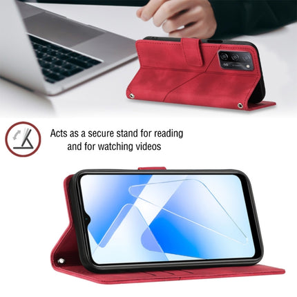 Phone Case For OPPO A55 5G / A54 4G / A16 4G / A16s /A55 4G / A54s / A56 5G / Realme V11 5G(Red)