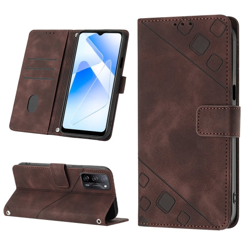 Phone Case For OPPO A55 5G / A54 4G / A16 4G / A16s /A55 4G / A54s / A56 5G /  V11 5G(Brown)
