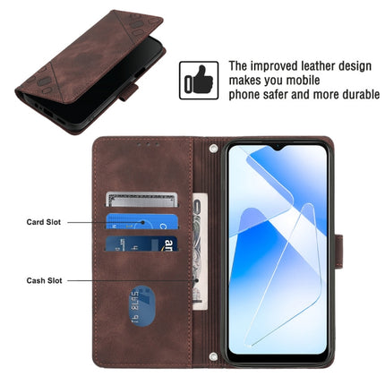 Phone Case For OPPO A55 5G / A54 4G / A16 4G / A16s /A55 4G / A54s / A56 5G /  V11 5G(Brown)