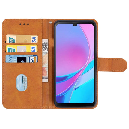 Leather Phone Case For Blackview OSCAL C20 / C20 Pro(Brown)
